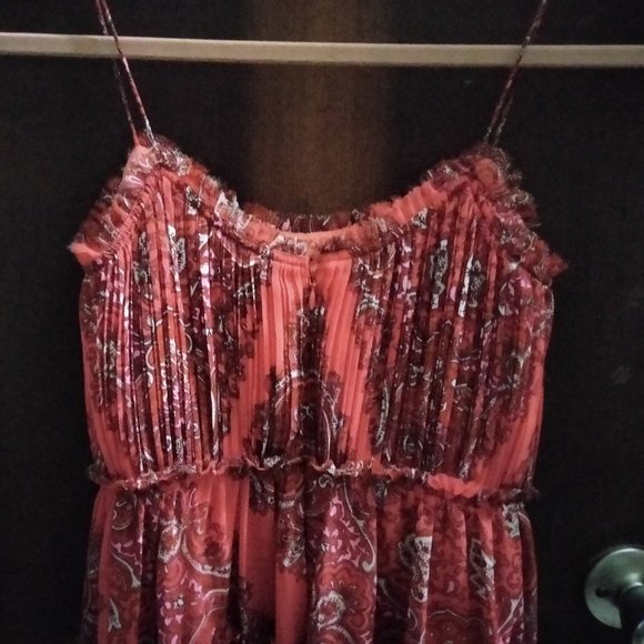 Banana Republic Tiered Midi Dress Size 0 - Picture 2 of 5